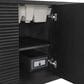 James Martin Vanities Myrrin 48" Single Bathroom Vanity Cabinet in Carbon Oak, , large