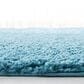 Safavieh August Shag 6"7" Round Turquoise Area Rug, , large