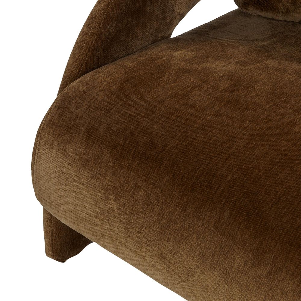 Classic Home Salino Upholstered Lounge Chair in Bronze, , large