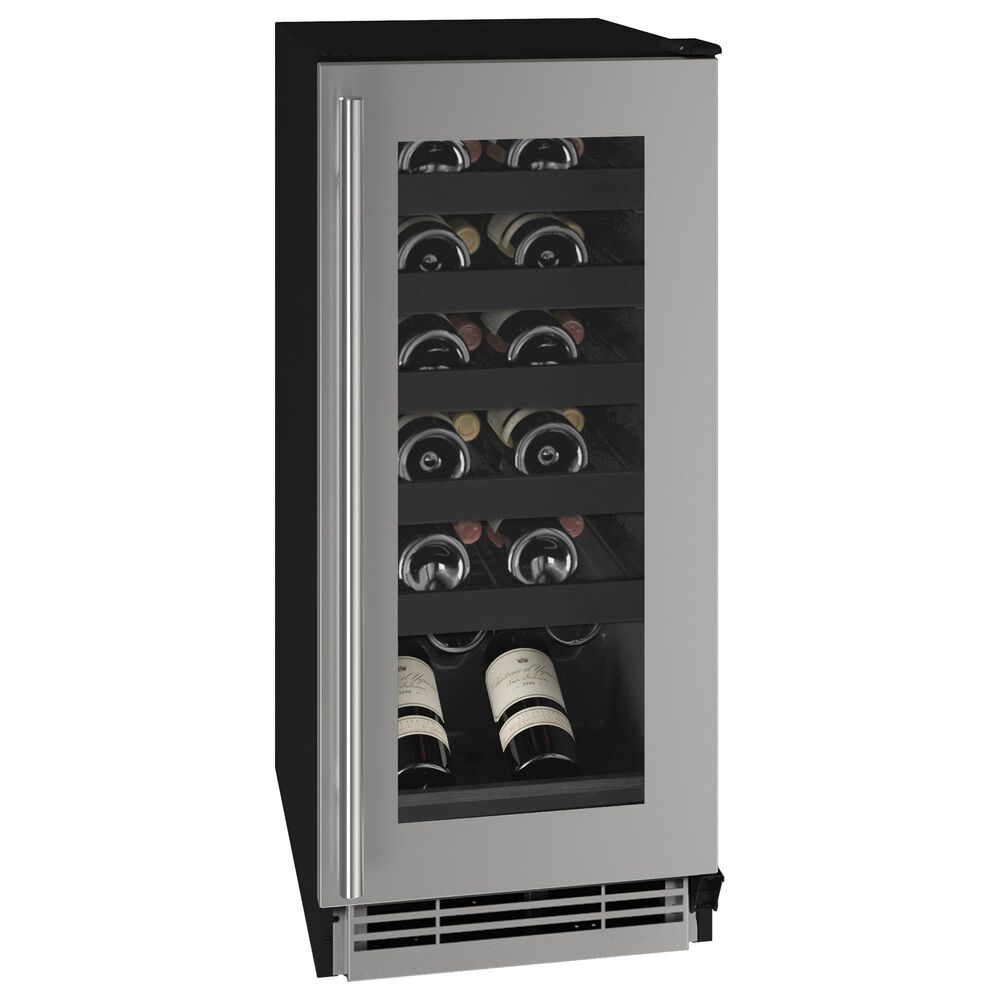 U-Line 3.0 Cu. Ft. Wine Cooler Refrigerator in Stainless Steel, , large