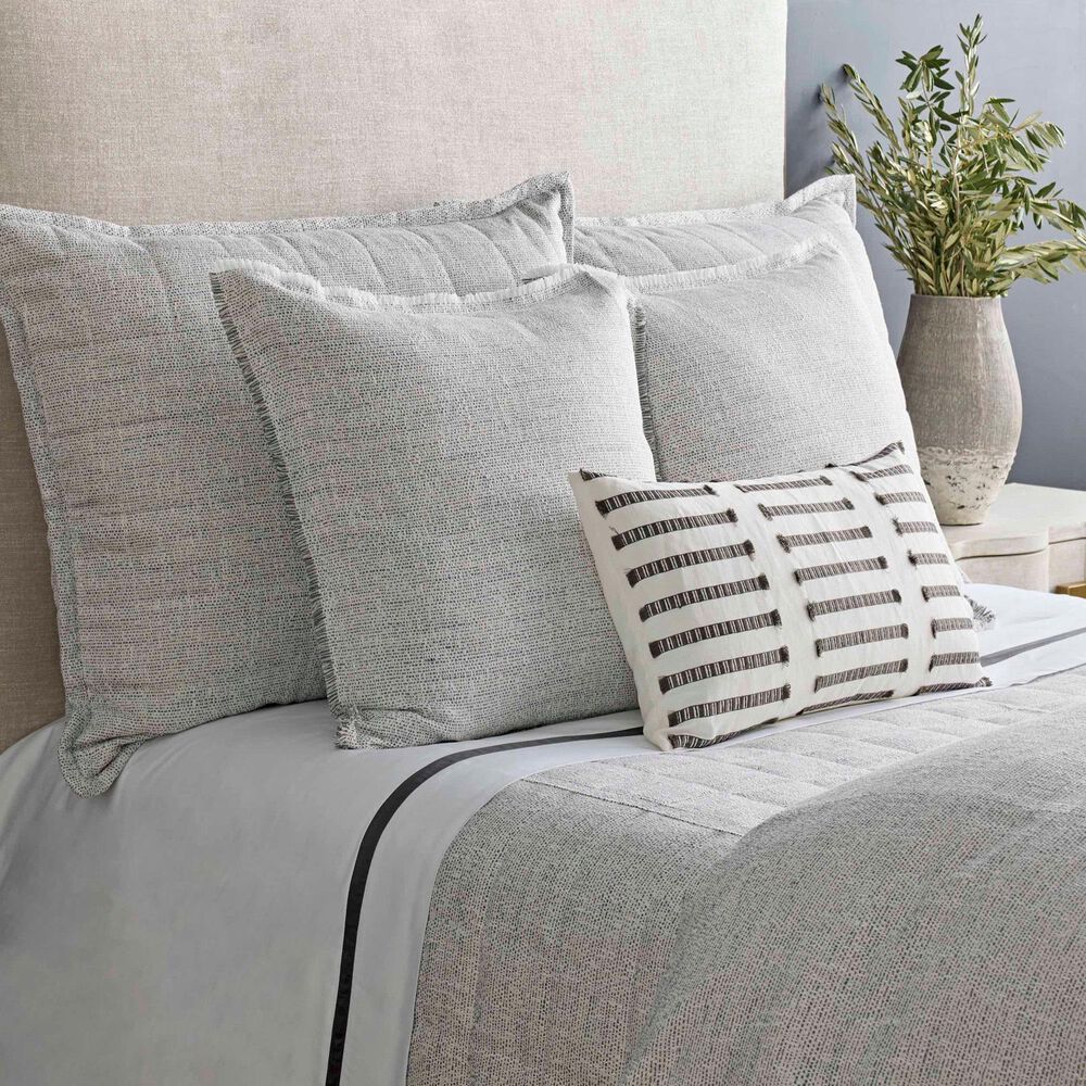 Ann Gish Macau King Quilted Coverlet in Granite, , large