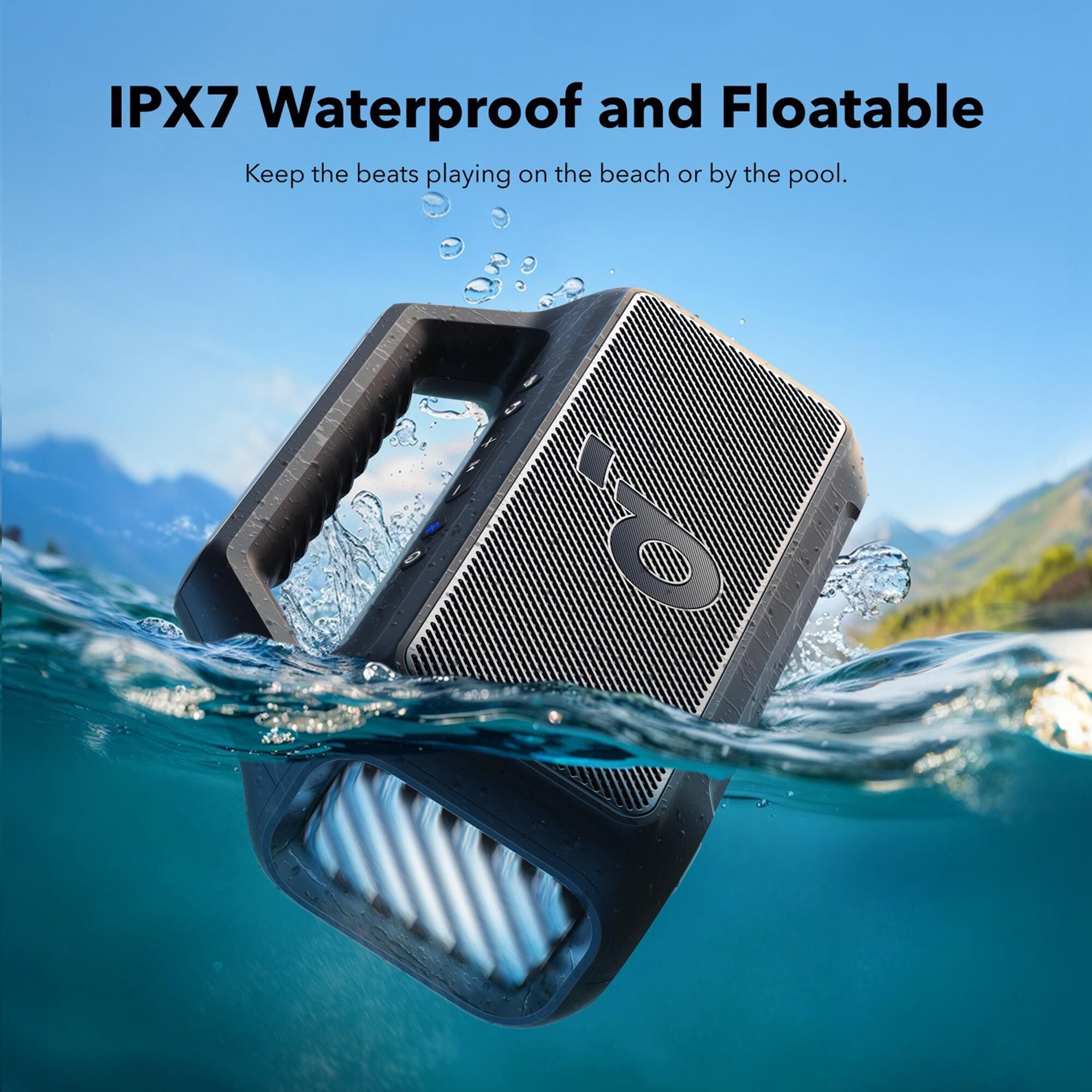 Anker Boom 2 Portable Bluetooth Speaker in Phantom Black