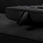 HOMLUX 65" Futon Sleeper Sofa Bed with Adjustable Backrest and Cup Holders in Black, , large