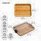 Lifetime Brands Build-a-Board Bamboo Cutting Board with Locking Lid in Natural and Clear, , large