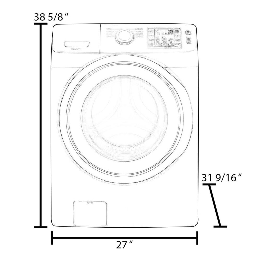 Whirlpool 4.2 Cu. Ft. Front Load Washer in White Nebraska Furniture Mart