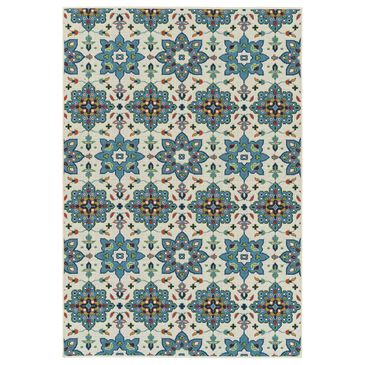 Kaleen Rugs Sunice 1"9" x 3" Light Blue and Ivory Area Rug, , large