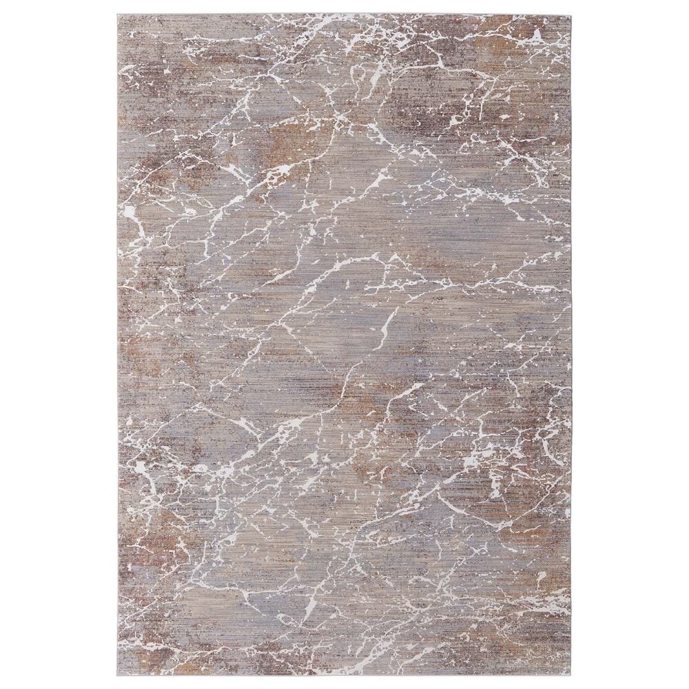 Feizy Pryor 7"10" x 10" Ivory and Multicolor Area Rug, , large