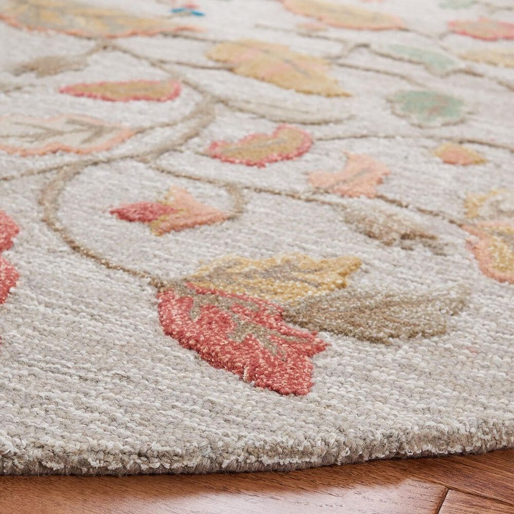 Safavieh Martha Stewart 6&#39; Round Persimmon Red Area Rug, , large