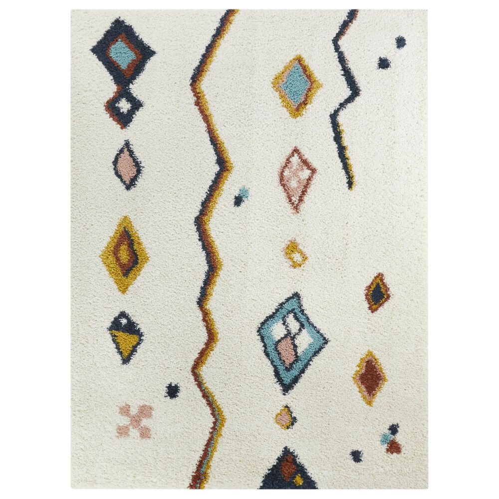 Balta Rugs Backstedt 5"3" x 7" White Area Rug, , large