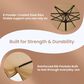 HOMLUX 10" Patio Umbrella in Khaki, , large