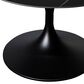 Leisuremod Verve 27" Coffee Table with Sintered Stone Top in Black, , large