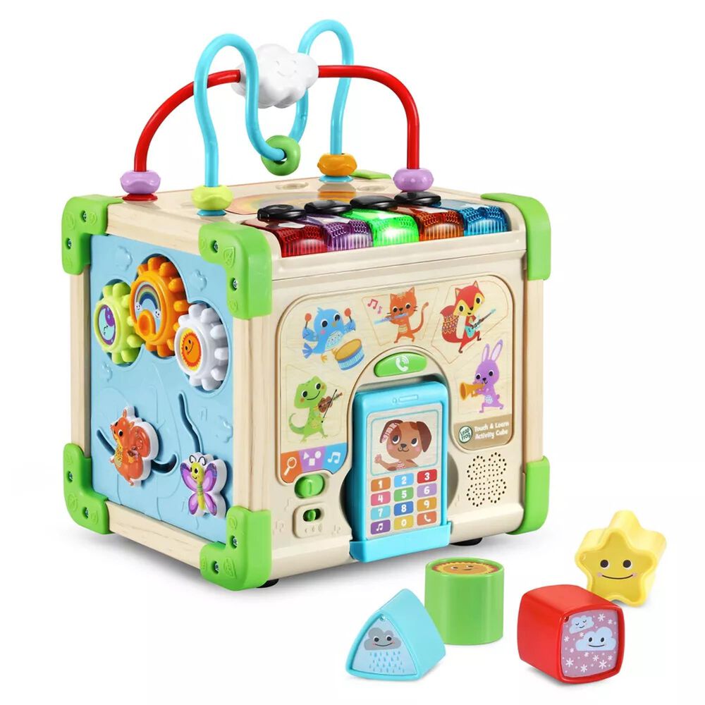 Leapfrog Touch and Learn Wooden Activity Cube, , large