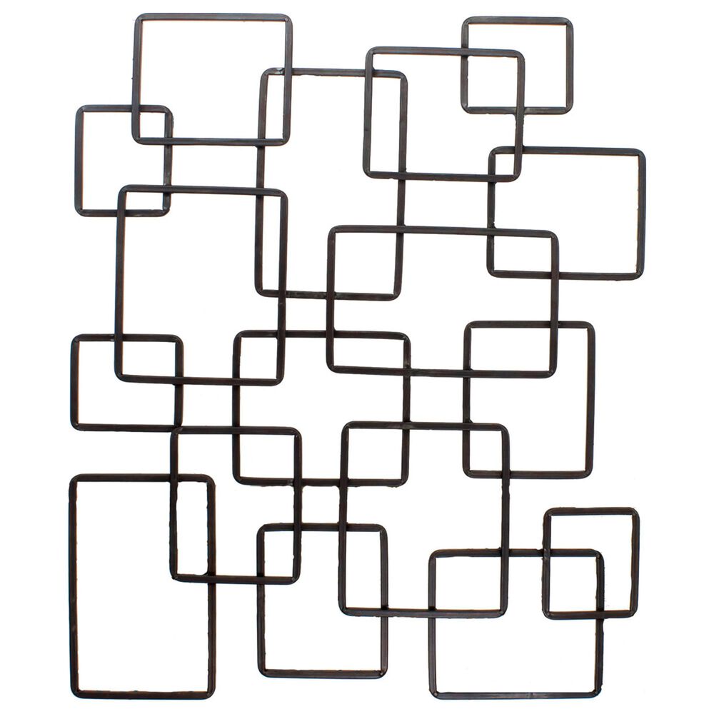Propac Geo Bronze Metalwork Wall Art in Brown, , large