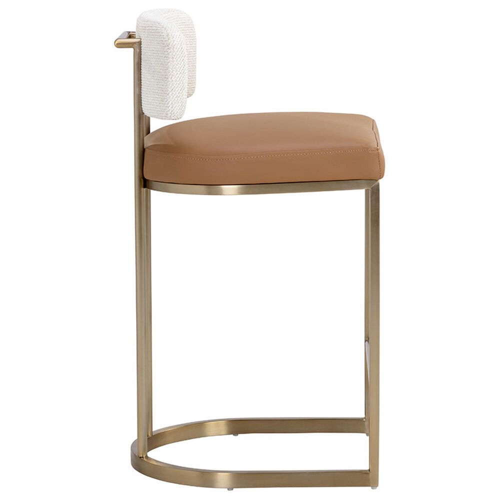 37B Larissa Counter Stool in Antique Brass, , large