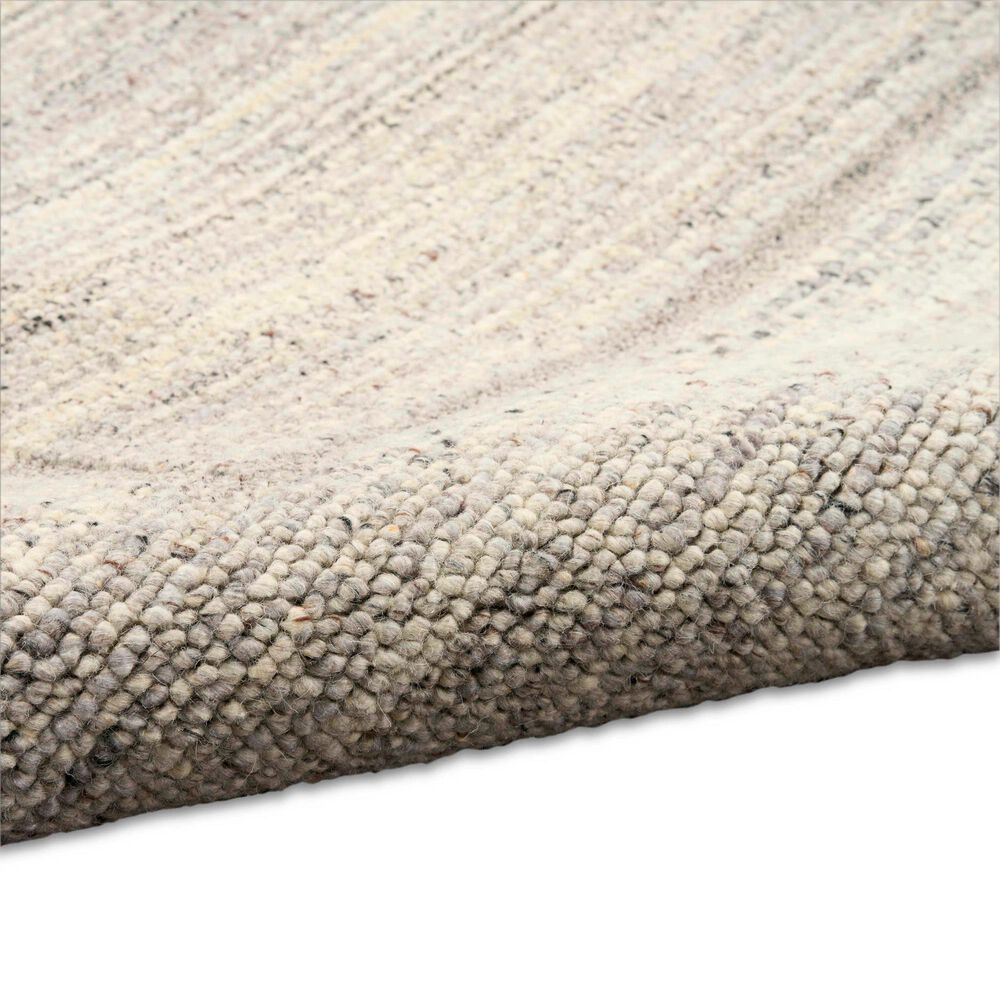 Nourison Ridge Grey and Ivory 2' x 3' Area Rug, , large