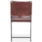 Home Trends & Design New York Dining Arm Chair with Chocolate Cushion in Black, , large