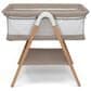 Delta Children Bondi Beechwood Twin Bassinet in Tan, , large