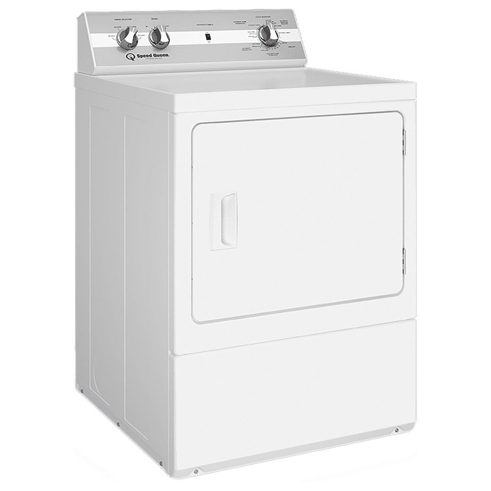 Speed Queen 7.0 Cu. Ft. Electric Dryer with Steam Cycle in White