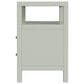 Butler Specialty Company Nora 2 Drawer Nightstand with Open Shelf in Sage Green, , large