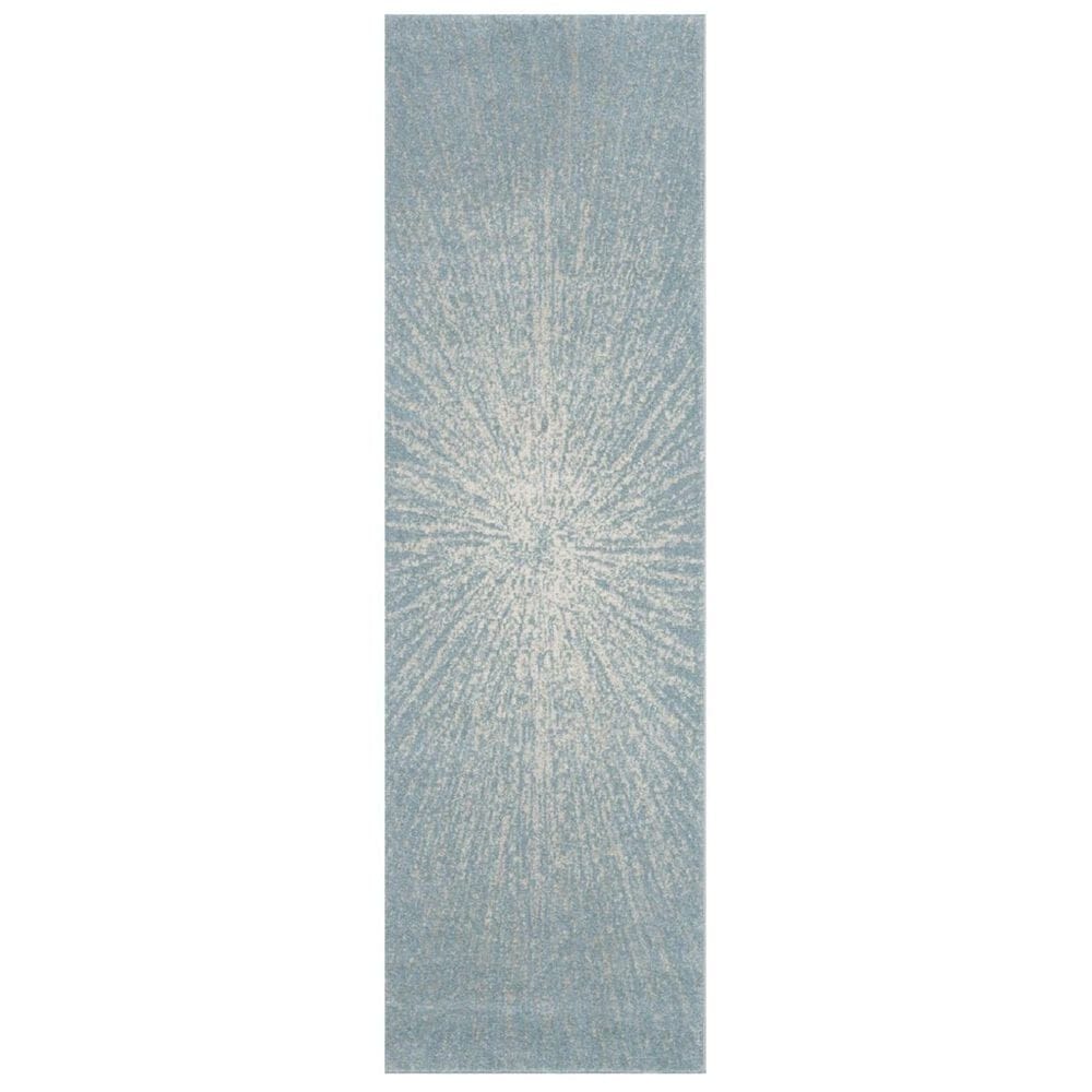 Safavieh Evoke EVK228J 2"2" x 7" Aqua and Ivory Runner, , large