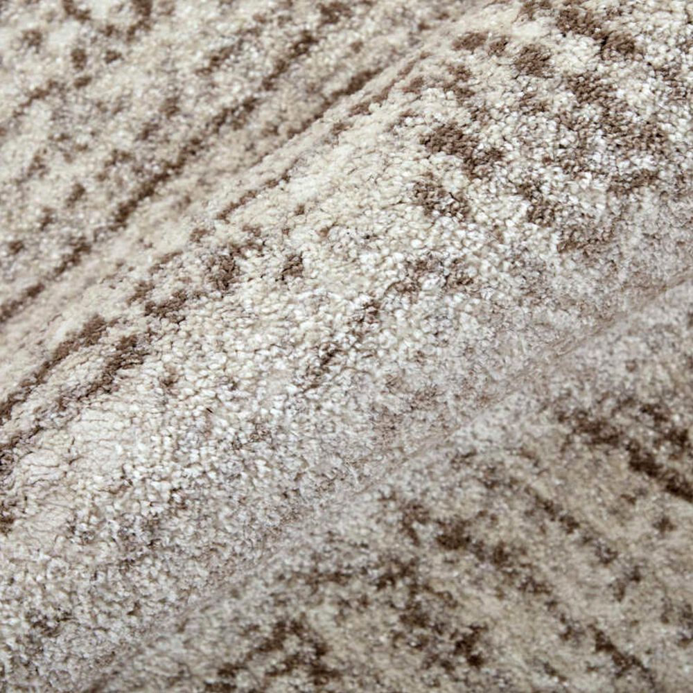 Feizy Vancouver Abstract 8&#39; x 10&#39; Beige and Brown Area Rug, , large
