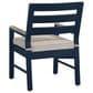 Ashley East Beach 7-Piece Patio Rectangular Dining Set in Navy Blue and Driftwood, , large