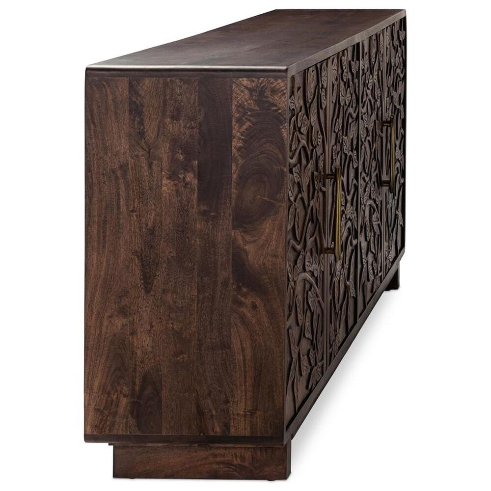 Classic Home Albero 4-Door Buffet in Kona Brown, , large