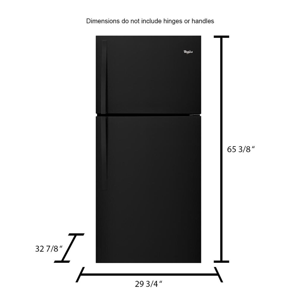 Whirlpool 19 Cu. Ft. TopFreezer Refrigerator with LED Interior