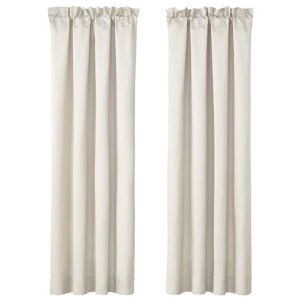 BCP Home Waterford Sutherland Curtain Panel in Ivory (Set of 2), , large
