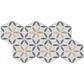 Dal-Tile Scrapbook Petal 8" x 9" Hexagon Porcelain Tile, , large