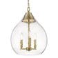 Golden Lighting Ariella 3-Light Pendant in Brushed Champagne Bronze, , large