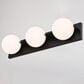 Vaxcel Parkview 3-Light Bathroom Vanity in Matte Black, , large