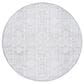 Safavieh Webster WBS316G 6"7" Round Grey and Beige Area Rug, , large