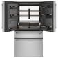 Cafe 22.3 Cu. Ft. 4-Door French Door Refrigerator in Stainless Steel, , large