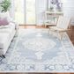 Safavieh Micro-Loop Bohemian 8" x 10" Light Blue and Ivory Area Rug, , large