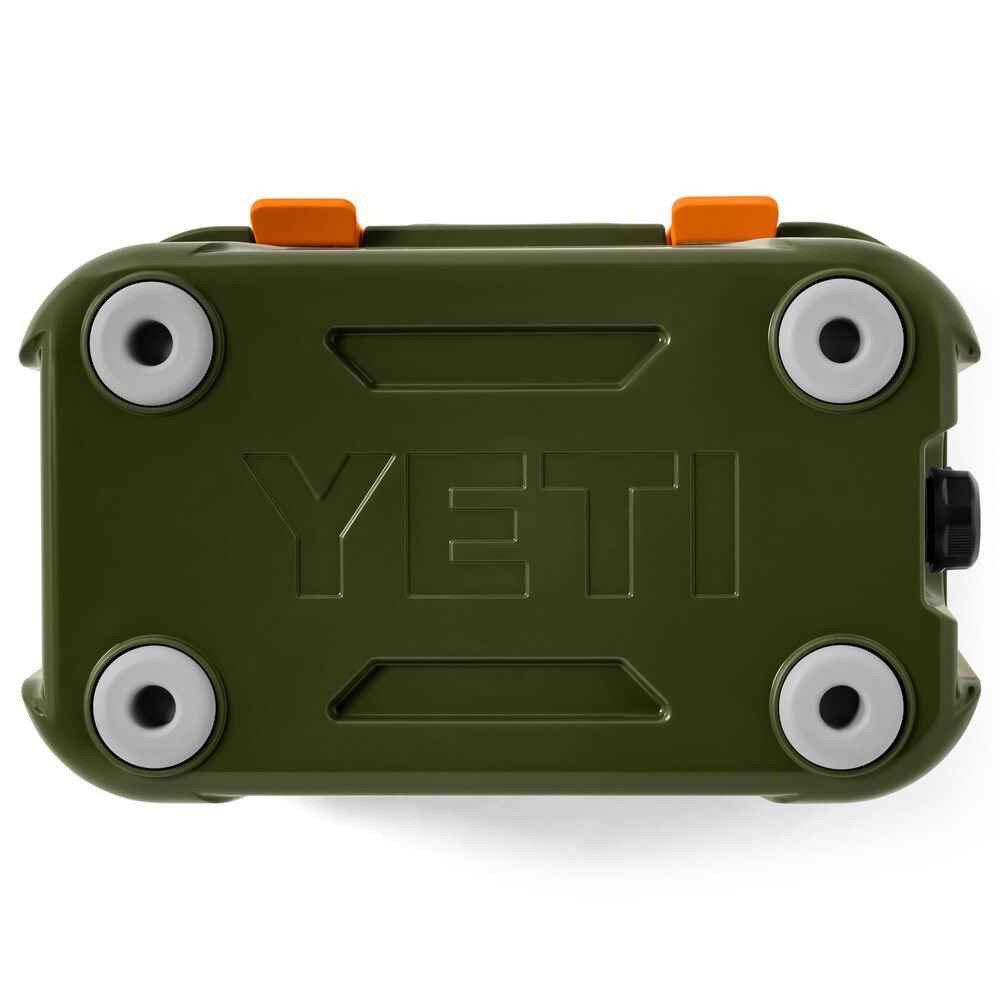 YETI Roadie 15 Hard Cooler in Olive and King Crab Orange, , large