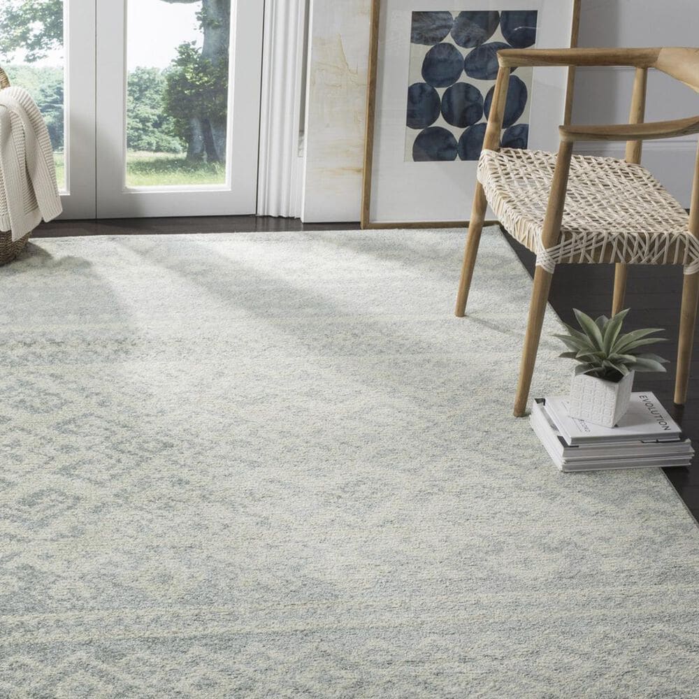 Safavieh Adirondack ADR107T 6" Square Slate and Ivory Area Rug, , large