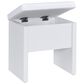 Coaster Bunbury Makeup Vanity Table Set in White, , large