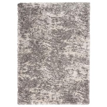 Nourison Dreamy Shag 7"10" x 9"10" Charcoal Grey Area Rug, , large