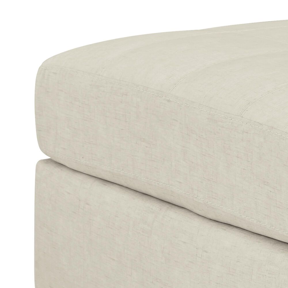 Ashley Falkirk Oversized Accent Ottoman in Parchment, , large