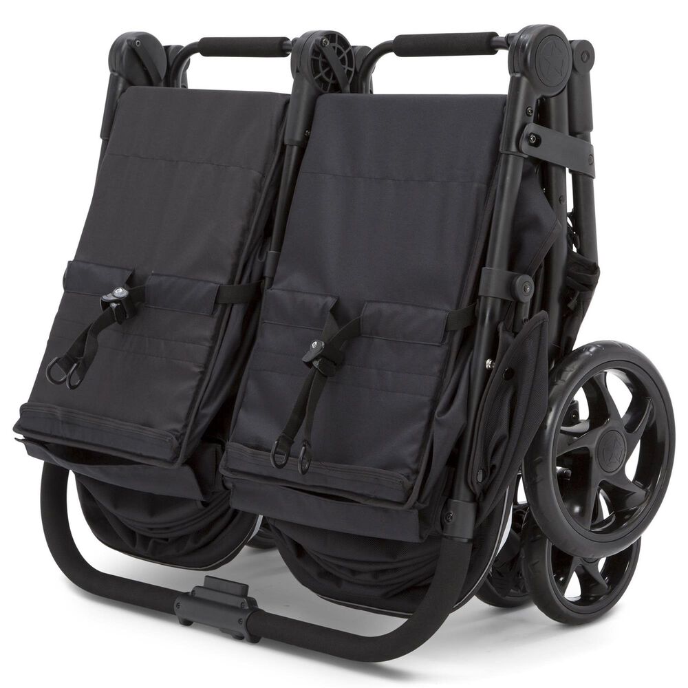 Delta Jeep Destination Side-By-Side Double Ultralight Stroller in Midnight, , large