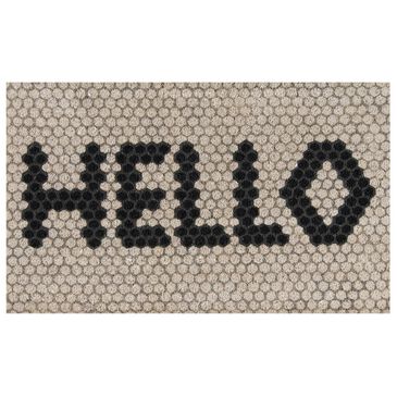 Novogratz Aloha ALO-15 1"6" x 2"6" Ivory Door Mat, , large