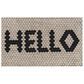 Novogratz Aloha ALO-15 1"6" x 2"6" Ivory Door Mat, , large