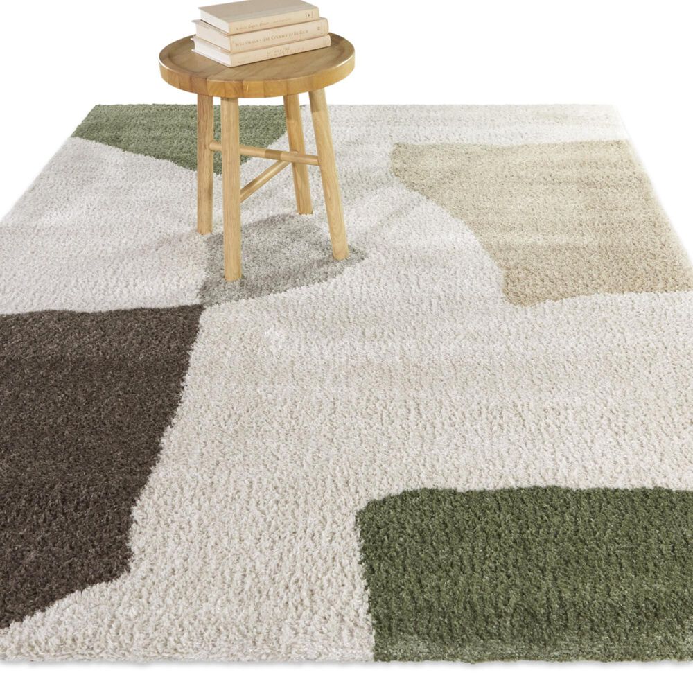Balta Rugs Re_Lease Jeanes Cream 5'3" x 7' Area Rug, , large