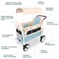 Wonderfold Volkswagen 2-Seater Stroller Wagon in Bondi Blue, , large