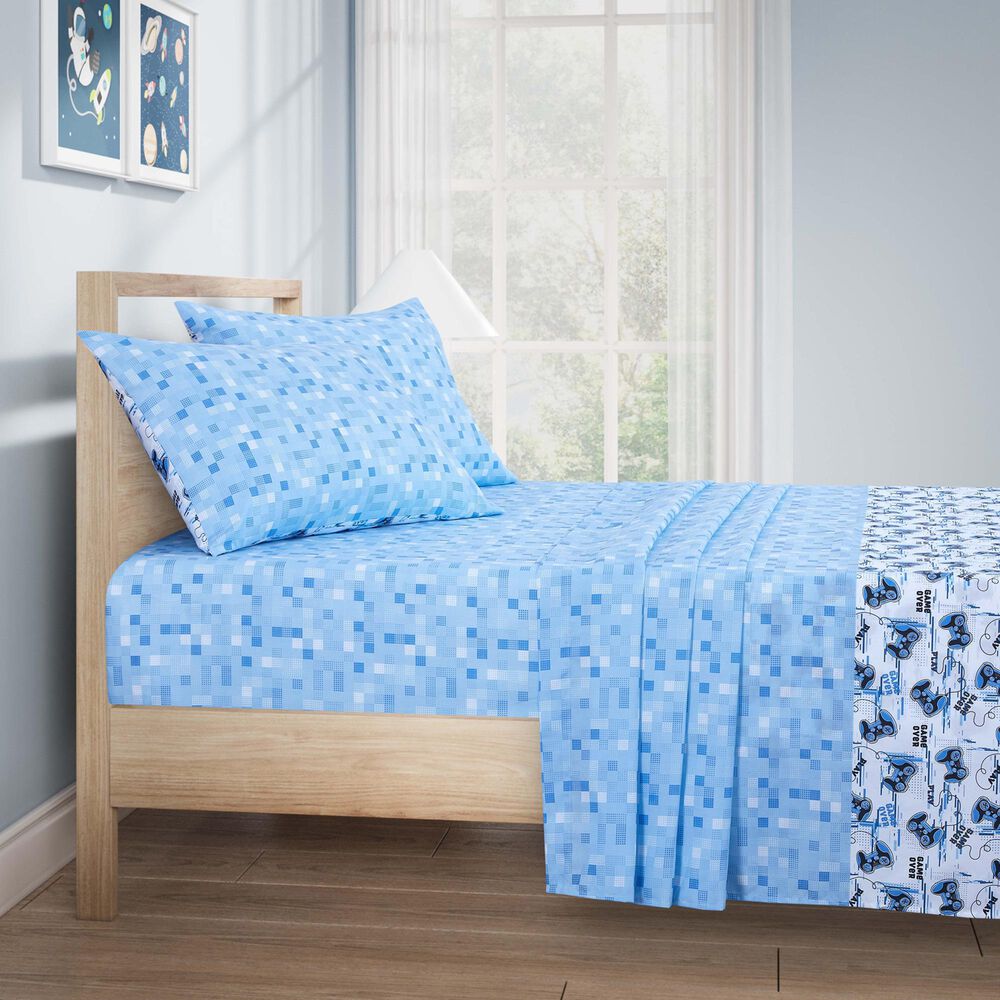 BCP Home Everyday Imagination 4-Piece Twin Sheet Set in Private Alert, , large
