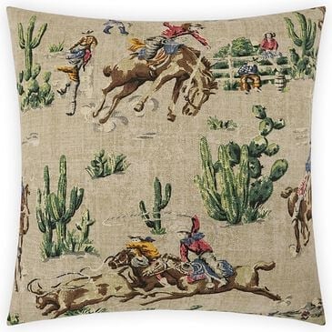D.V.Kap Inc Dude Ranch 24" x 24" Throw Pillow in Natural, , large