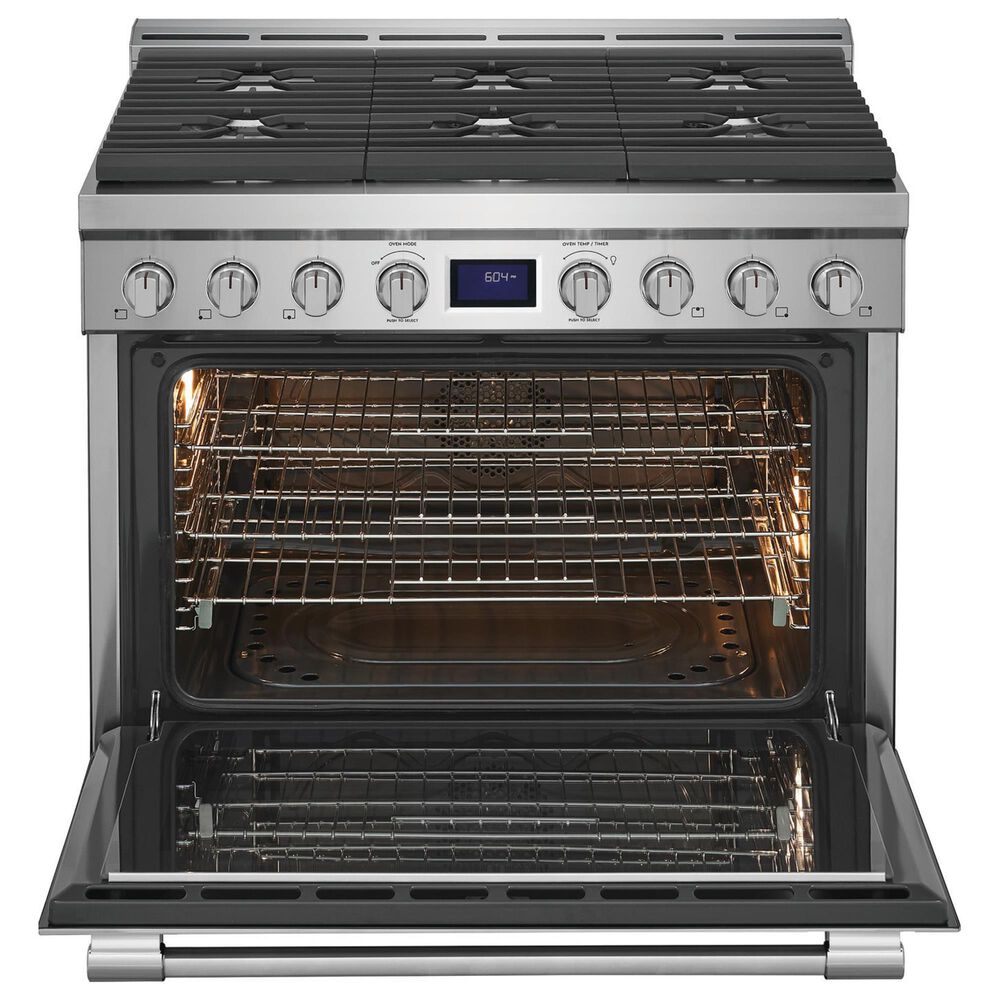Frigidaire Professional 36&quot; Gas Range with True Convection in Stainless Steel, , large