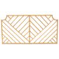 Baxton Studio Giza Queen Slat Headboard in Natural Brown, , large