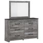 Ashley Bronyan 5-Piece Queen Bedroom Set in Dark Gray, , large